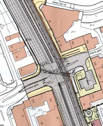 Det er i planen for Bybanen heller ikke tatt stilling til atkomstforholdene til trafikk- og næringsarealene mellom Nye Solheimsgaten og sjøen.