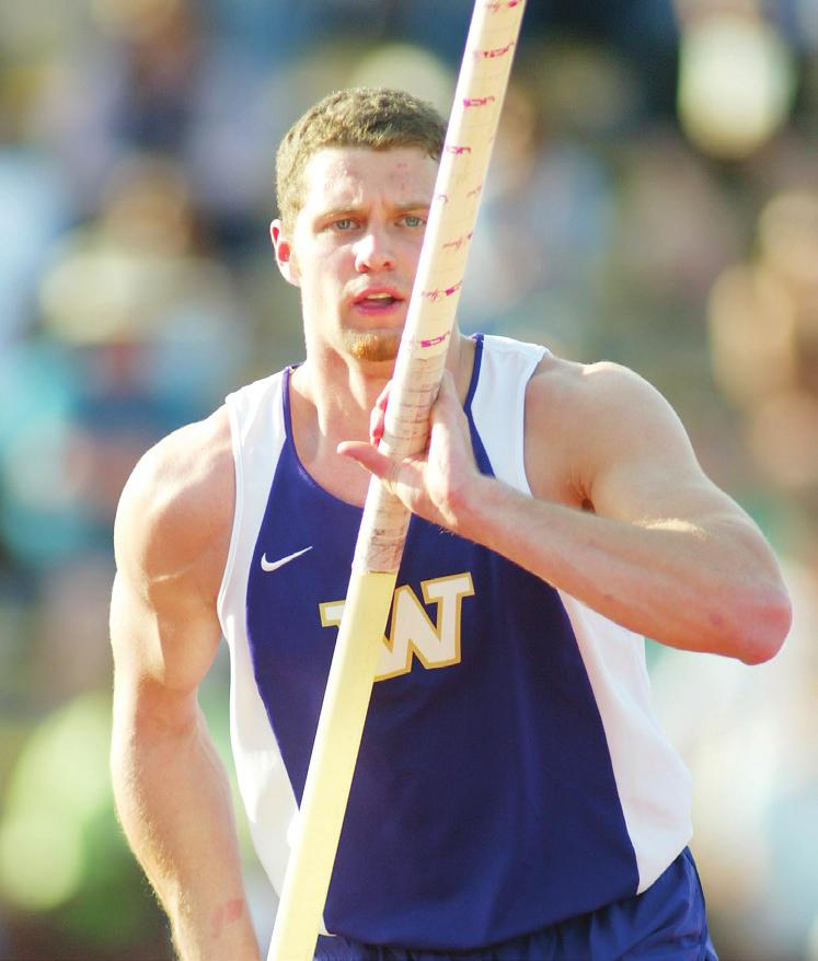 04 meters) Member of the exclusive 6-meter club of pole vaulters; only five men have posted a higher vault Won the World Championship in the pole vault in 2007 in Osaka, Japan, with a jump of