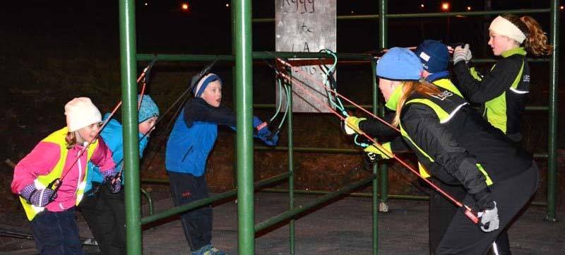 Rulleskiløp «Rull I Lag» Skitrening «Ski I Lag» Skiklubben har i 2014 arrangert 4 rulleskiløp med over 10 deltagere hver gang.