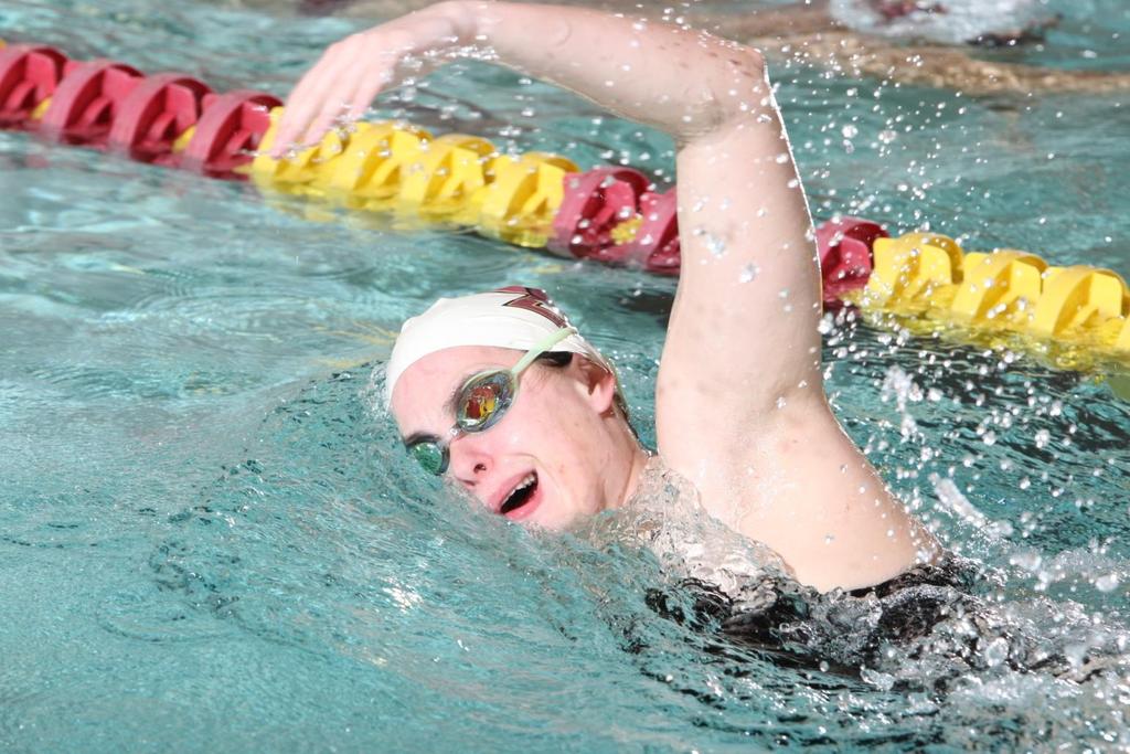Event 33 Women 200 Yard Freestyle Relay 1 Boston College 'B' 1:45.02 11 1) Hennessey, Megan J 20 2) Fothergill, Mary E 20 3) King, Andrea D 21 4) Morr, Mikki M 20 26.58 53.08 (26.50) 1:19.20 (26.