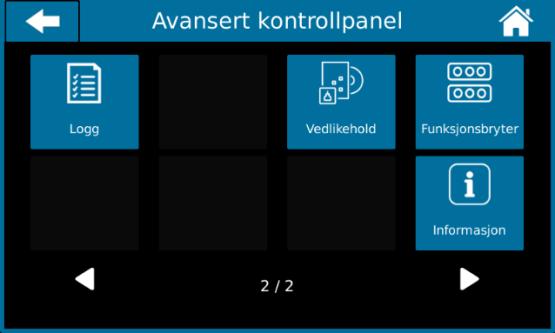 skjermens baklys og styrken på blinkende varslingslys. Dette kan være nyttig for eksempel ved bruk på soverom.