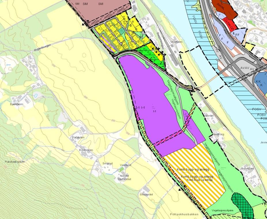 Gjeldende plan I kommuneplanen for Øyer kommune er området avsatt til LNF2.