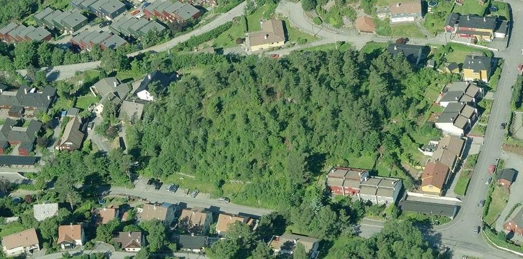 Bortsett fra et mindre areal nærmest Krohnegården eies planområdet i dag av Bergen kommune. Eiendommen ble i 2005 foreslått omregulert til omsorgsboliger.