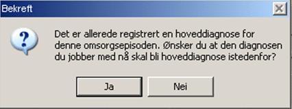 3.2.2. Ved registrering av CGAS ut Ikke slett CGAS inn! 1. Klikk Ny diagnose 2. Velg kode 3. Skriv CGAS ut i feltet Legens beskrivelse 4. Huk av for BUP HD 5. Klikk Lagre.