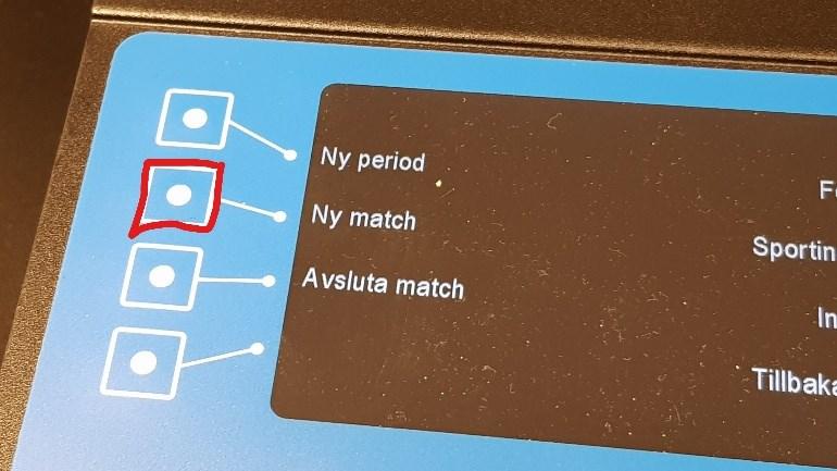 5.11 Ny kamp Når kampen er ferdig velger du «Ny period / Avslula» Velg «Ny match»