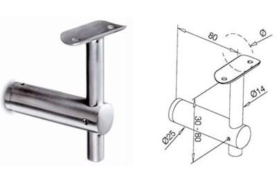 Fence 42,4mm - Håndrekkeholdere BER.0100.