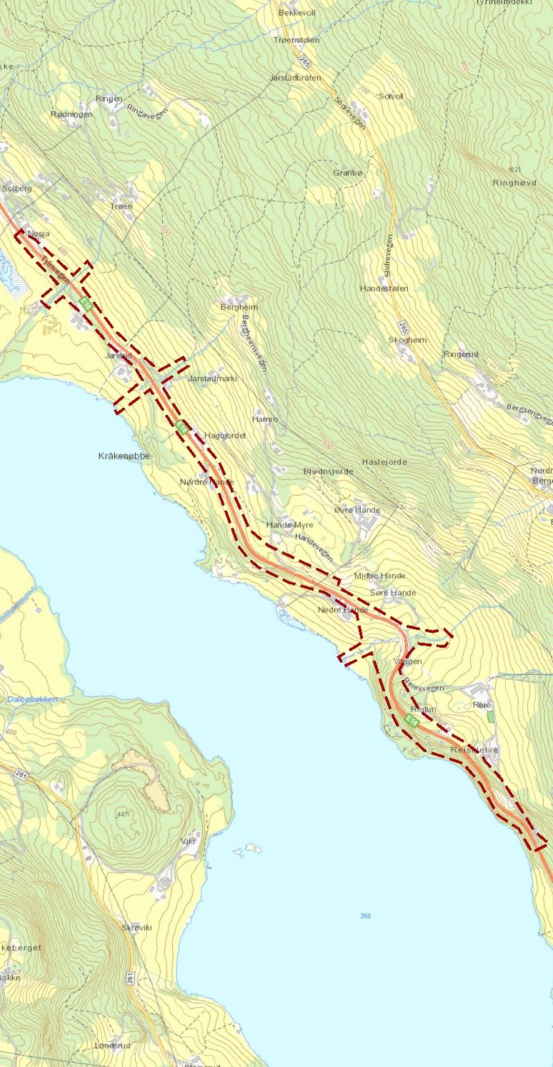 0,51 0 0,25 0,51 Kilometers Utskrift fra InnlandsGIS