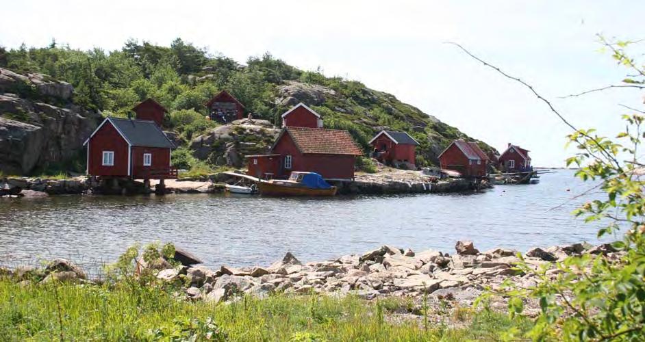 Kapittel 4. Forutsetninger og definisjoner Fiskerhavna i Kuvauen på Vesterøy på Hvaler består av 13 vedtaksfredete sjøboder. De er bygget 1871-1937.