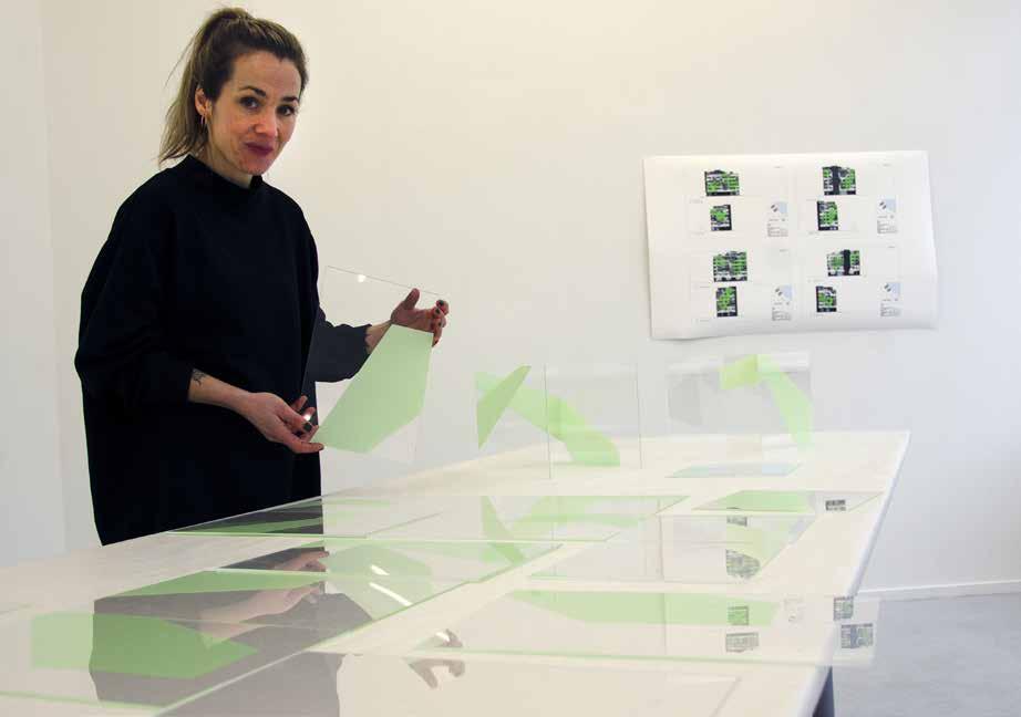 I samarbeid med arkitektfirmaet Artec og kommunikasjonsbyrået Snølys har Thorkildsen utformet de spesielle glassfasadene som skal gi bygningskroppene et