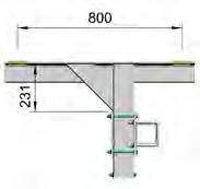 FESTER, festemateriell og montering EUROSKILT SKILTOPPHENG FOR TUNNEL (E-TunO) E-TunO Vertikal 8,77kNm C-C 800, 316L P.nr. 22590200160 Maks.