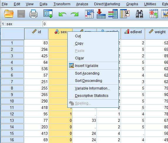 når du er i Data view Husk å lagre