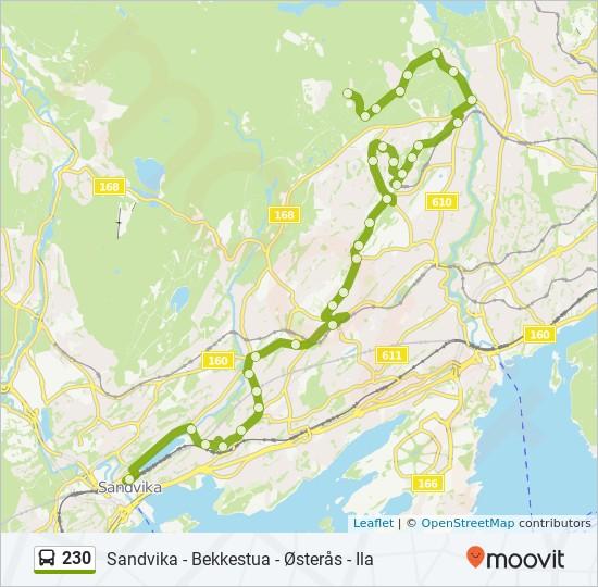 Retning: Sandvika 33 stopp VIS LINJERUTETABELL Jøssingveien Østernvannvegen, Oslo Nordby Gård Dæhli Stutteri Ankerveien, Oslo Listuveien Listuveien 15, Oslo Fossum Terrasse Ankerveien 274, Oslo