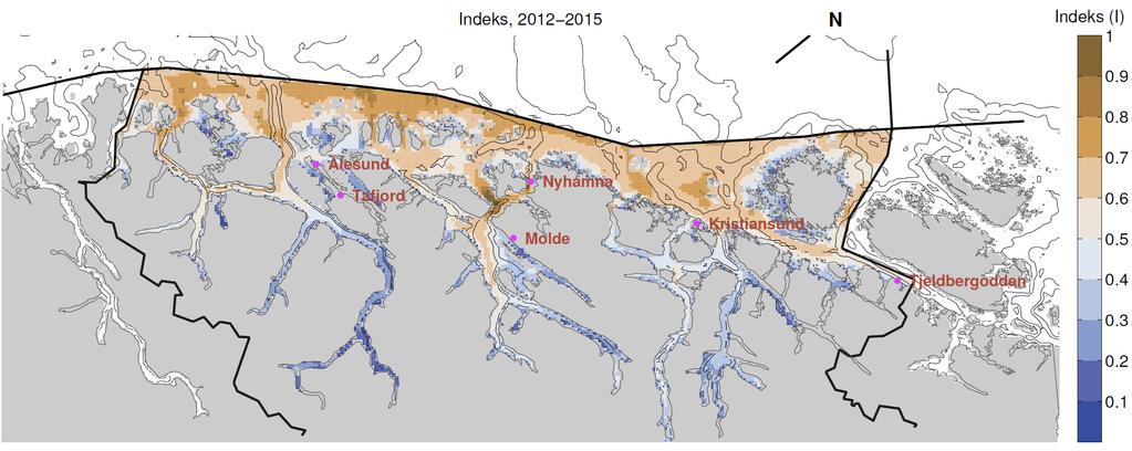 Gode dyrkingsarealer innenfor grunnlinja 23 Broch OJ, Skjermo, J, Handå A 2016.