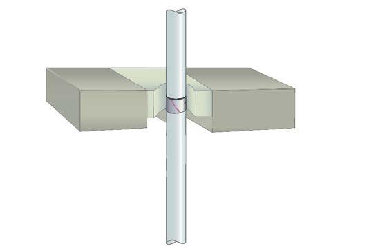 Detaljtegninger FR RØRSTRUPER GRAFT FR Rørstruper montert underside 100mm tykk Plastrør 100mm tykk PLASTRØR BRANNMOTSTAND EI 120-240 STØPT DEKKE PVC-U & PVC-C rør Ø110mm med veggtykkelse 2.7-6.