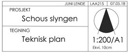 Plassstøpt betong Hele dekket på Schous plass består av betong. Betongen er av type B45 med bestandighetsklasse M45. Betongen skal støpes ut i renner som går langs kosteretningen.