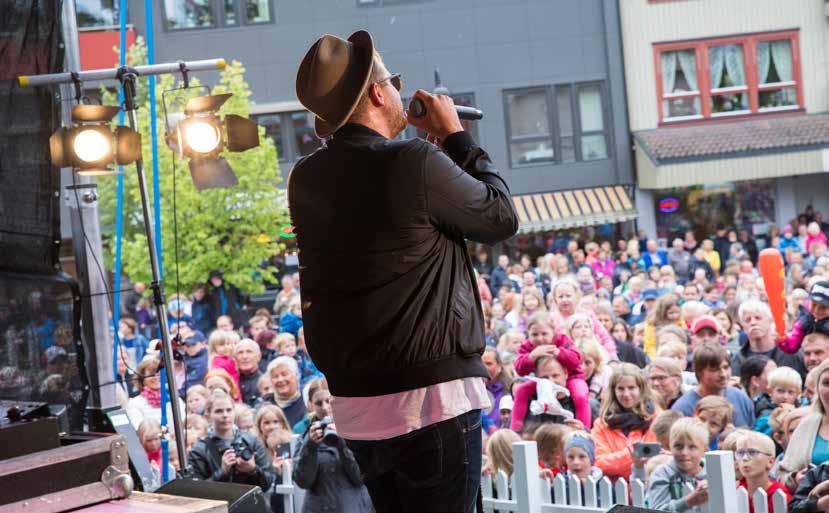 3.000 «kalasglade» publikummere strømmet til plassen foran Herredshuset da Freddy Kalas hadde konsert i Moelv 22. juni. Driftsregnskapet (beløp i kr 1.