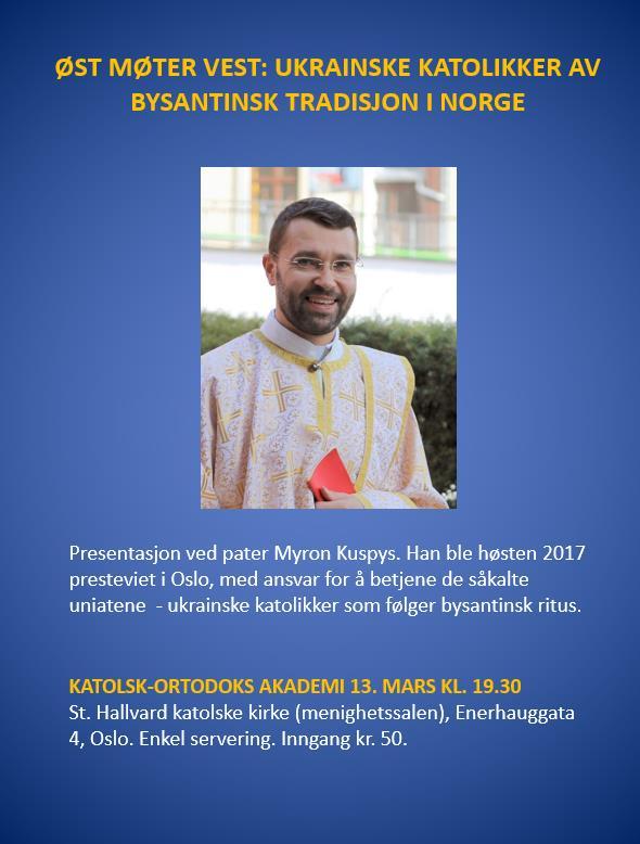 Fellesskapet Sant Egidio inviterer deg til kveldsbønn tirsdag den 13. mars kl. 1845 i St. Joseph kirke.