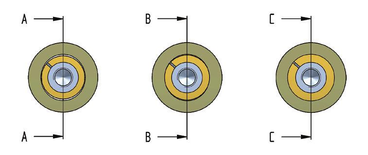 m ovalitet bør det ovale hullet slipes rundere før bondura sammenstillingen monteres. 1.