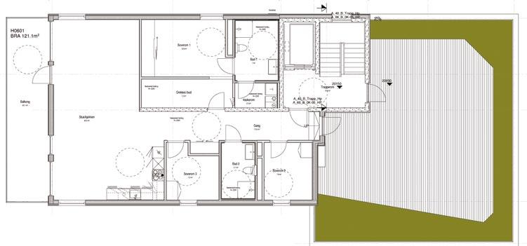 Etasjeplaner HUS B - 5 ETG H0503 H0501