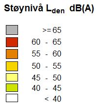 MEV WS 2018-010 2 Støy Regelverk og grenseverdier Støyutredningen har tatt utgangspunkt i Plan- og bygningsloven, som viser videre til T-1442 (2016) som skal legges til grunn av kommunene, regionale