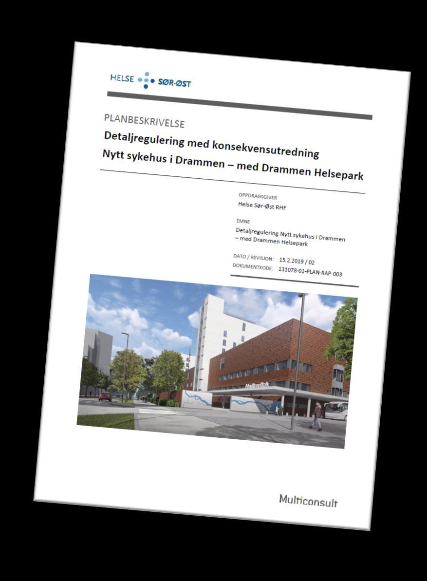 Detaljregulering Førstegangsbehandling Lier kommune, Planutvalget 12. 3.19 Drammen kommune, Formannskapet 19.3.19 Enstemmig vedtak om å legge planen ut på offentlig ettersyn Lagt ut til offentlig ettersyn 25.