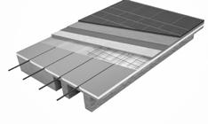 fliser. Arjonfloor EPS-plater har en høy trykkfasthet på hele 300 kpa/m 2 på kortvarig belastning og 110 kpa/m 2 på kontinuerlig belastning, og en densitet på 42 kg/m3.