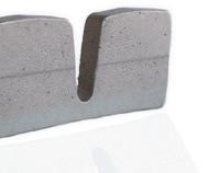 ANVENDELSESOMRÅDE Kvalitetsgrad Type Maskin Granitt/ naturstein Armert betong Betongprodukter Teglstein/ murverk Kalksandstein/ abrasiv betong WBX inntil 25 kw BETONG USM BFM inntil 5 kw optimal bruk
