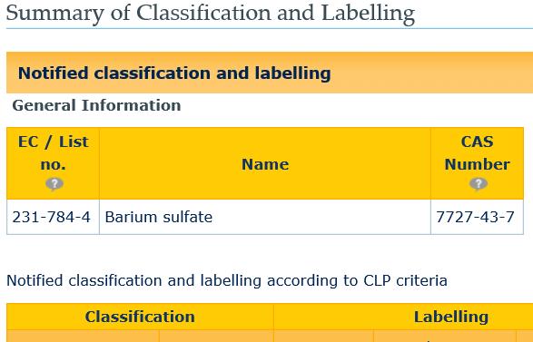 Ikke-harmoniserte klassifiseringer Ikke-harmoniserte klassifiseringer kan også være relevante ved