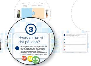 3. Hvordan har vi det på jobb? På dialogduken finner dere 10 påstander som påvirker jobben dere gjør.