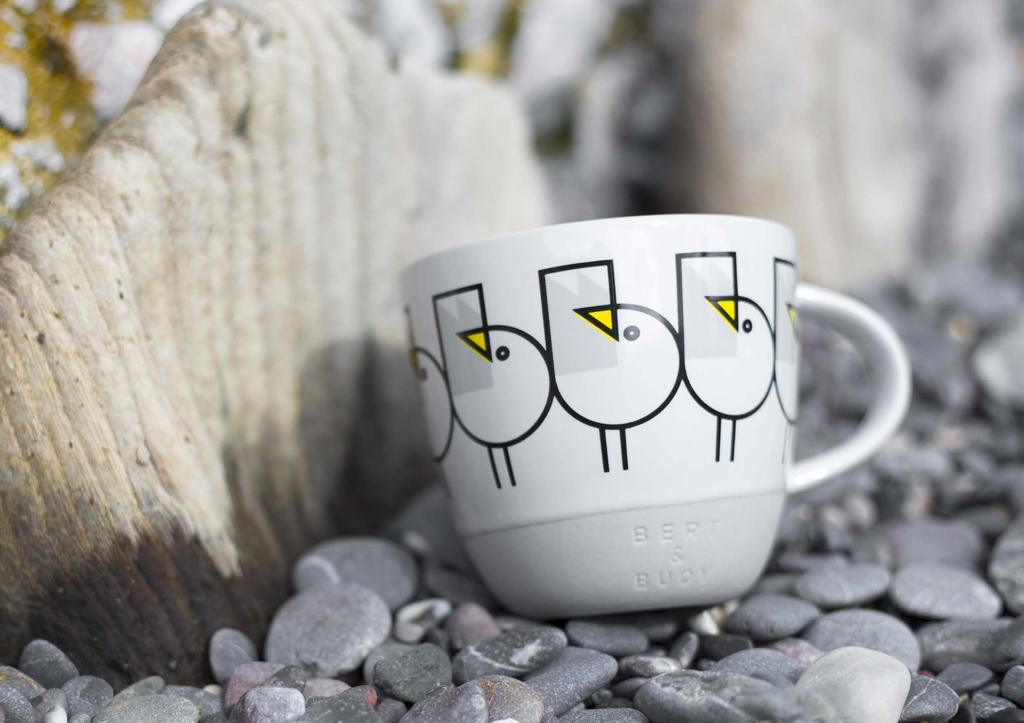 Inspired by a life lived and loved on the Devon coast, the contemporary Bert & Buoy designs are the brainchild of British Designer and Illustrator Bert