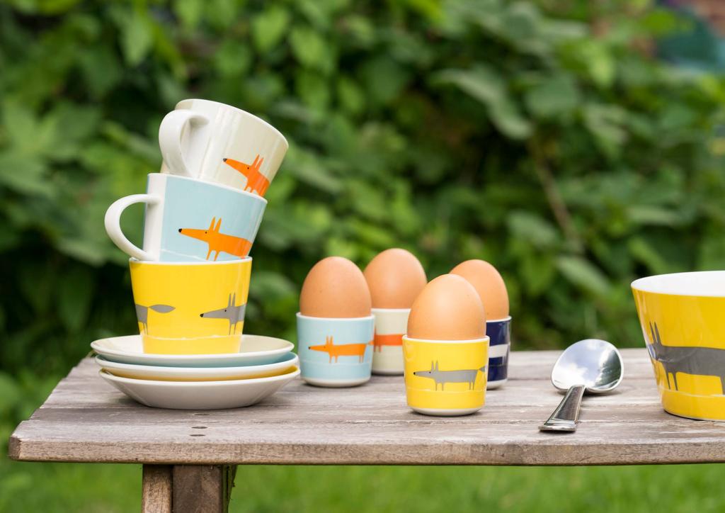 Scion Living is a British lifestyle brand who have collaborated with MAKE International to create colourful ranges of contemporary mugs and tableware.