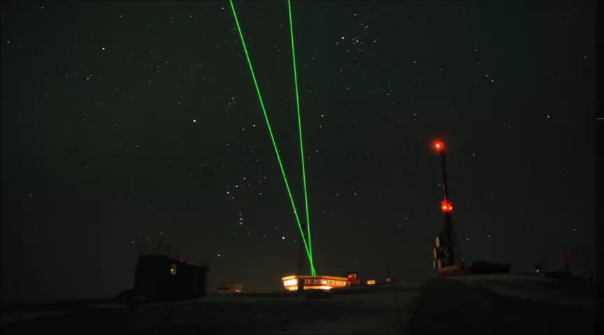 ALOMAR Observatory Arctic Lidar Observatory for Middle Atmosphere Research (LIght Detection And Ranging) RMR lidar beam RMR lidar beam Sodium lidar beam Sodium lidar beam