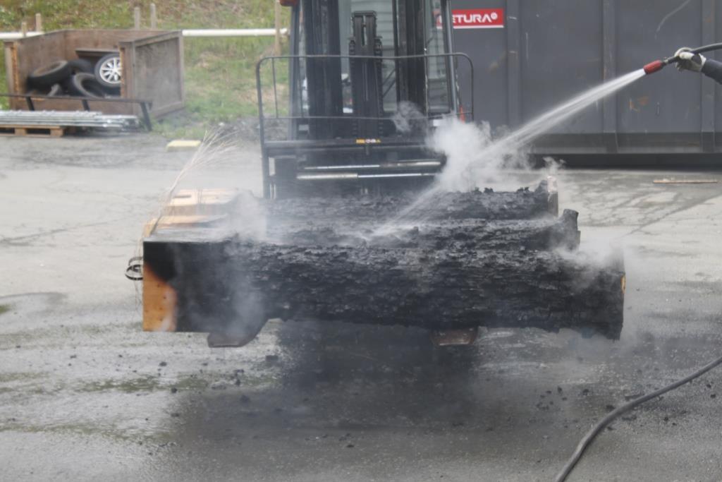 brennerne i ovnen ble slått av.