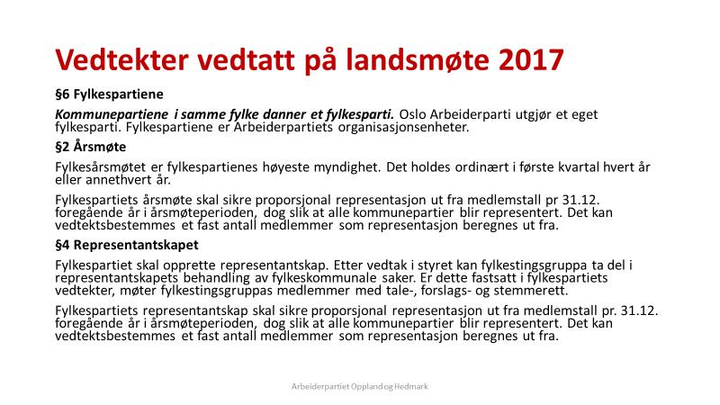 Sammenslåing av Hedmark og Oppland til ett fylke trer i kraft 1.1.20.