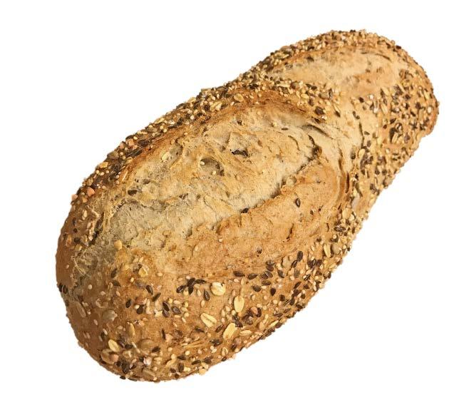 flerkornbrød vekt 650 gram varenummer 10185 Dette er et tradisjonelt brød fra den franske landsbygden.