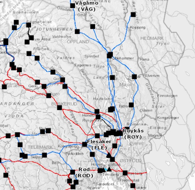 Under planlegging: Region øst Stasjonsfornyelser under planlegging: Flesaker, fornyelse kontrollanlegg Frogner, fornyelse kontroll- og apparatanlegg Halden, fornyelse kontrollanlegg Rød, fornyelse og