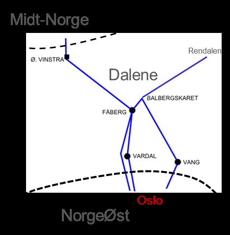 Økende flyt og flaskehals nord-sør internt i dagens NO1 Tre 300