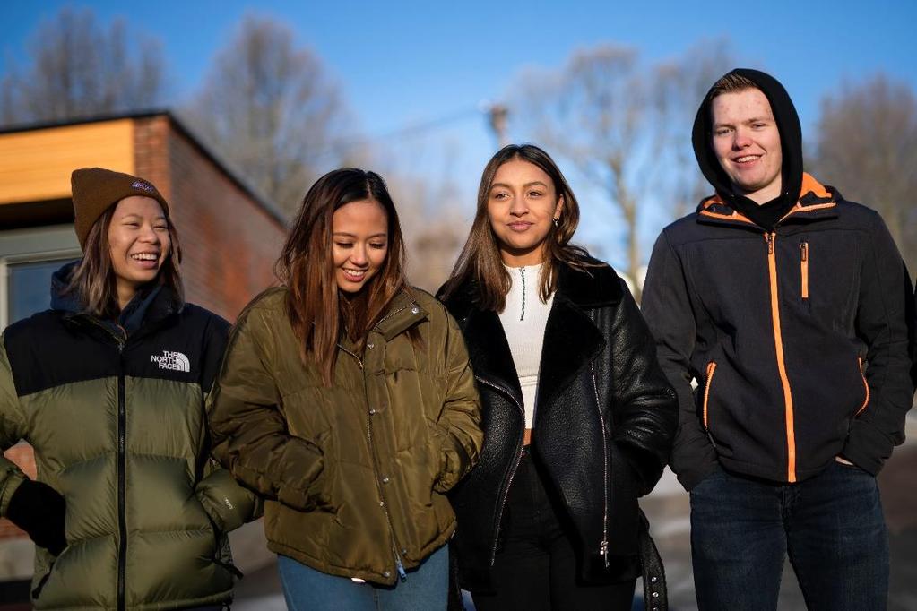 Elever på videregående skole i