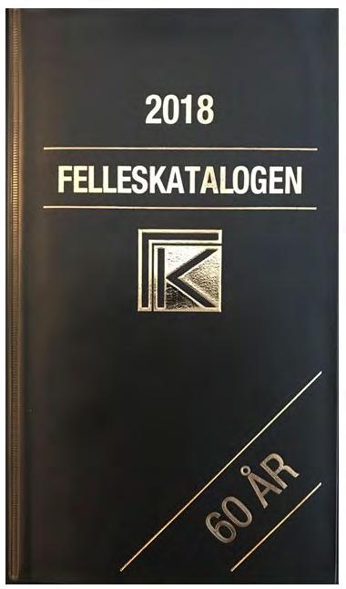 FAKTA OM 2018-KATALOGENE 2018-katalogen ble utgitt i svart plast med gullskrift, for å gjenspeile «legenes bibel» samt slutten på en epoke med informasjon på papir.