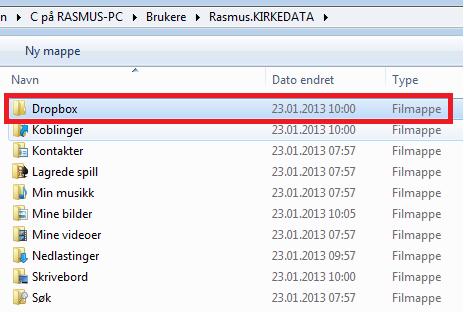 Inne på den mappen skal der ligge