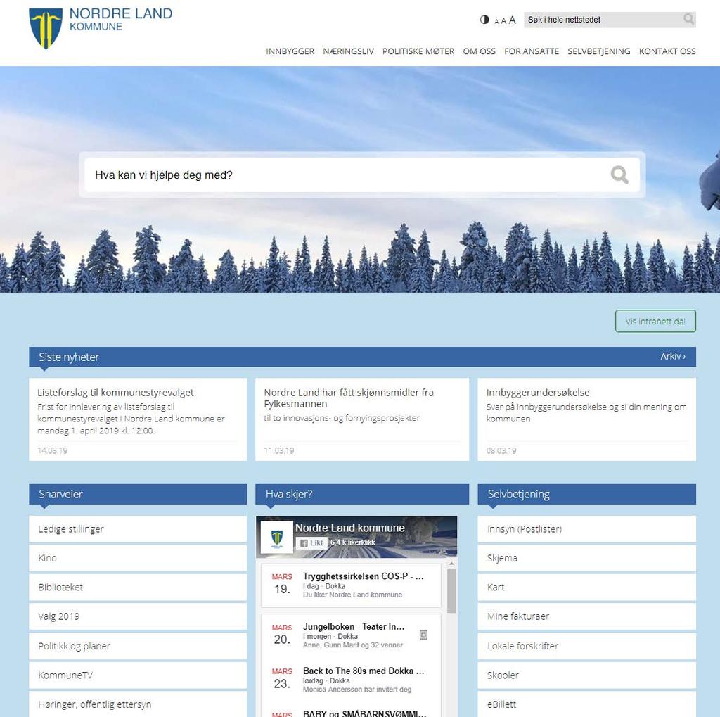Innbyggerdialog Informasjonskvalitet Samarbeid med Gjøvik kommune