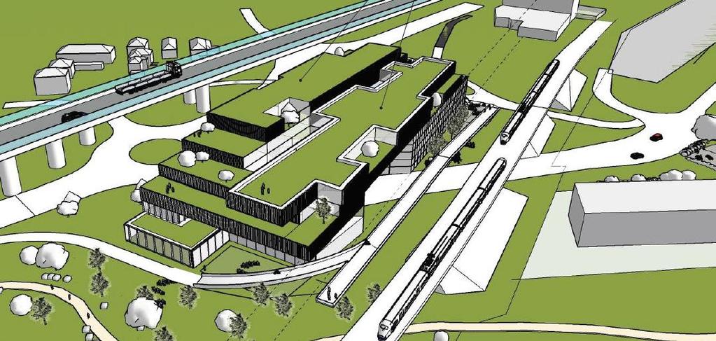 Tomtegata 64 Tomtegata 64 ligger mellom Jernbanen og Strandveien. Tomten skal romme 600 parkeringsplasser i tilknytning til sykehuset, i tillegg til parkeringsplasser tilknyttet byggets egne behov.