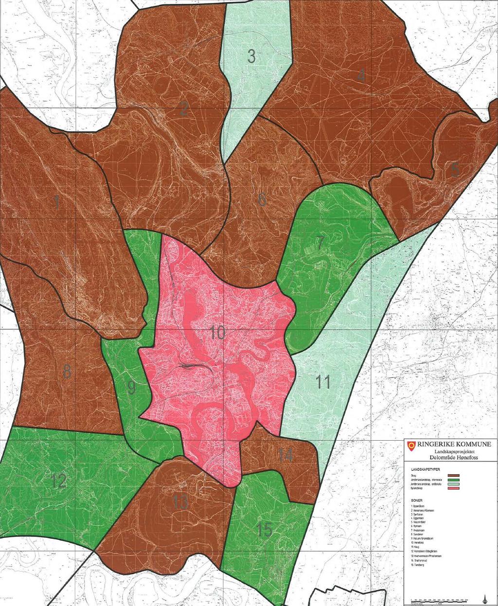 Figur 1-6: Skisse som viser plantemaet landskapstyper.