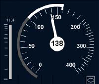 I dette eksempelet er største hastighet 160 km/t og togets hastighet 138 km/t. 8.35. Signaler om endret hastighet på strekning med ERTMS (TSI-OPE A 6.