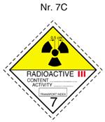 Instruks Godkjent av: Vestgren, Håvard Side: 271 av 282 Giftige stoffer Infeksjonsfremmende stoffer Radioaktivt materiale Radioaktivt materiale Radioaktivt materiale Radioaktivt materiale Spaltbart