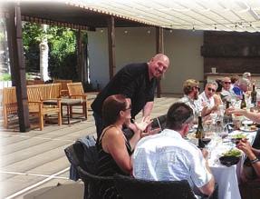 Members of the Parker family, winemaking team and tasting
