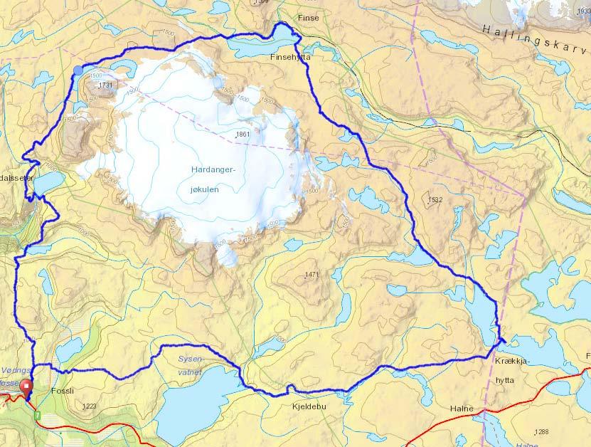 7 Kart: 6. CUT-OFF TID Det er cut-off tid på Finse kl 15:00 7. REGLAR Reglane er eit minimumskrav. I tillegg forventast sunn fornuft og omsyn til fjellet frå alle deltakarar.