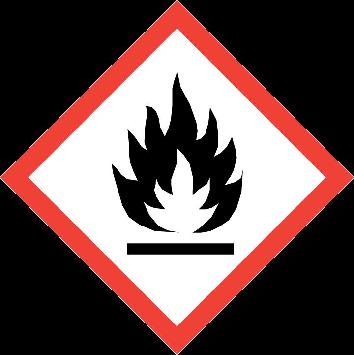 Signalord: Inneholder Fare Stoff: H-setninger H222 H229 H319 H336 P-setninger aceton; n-butylacetat Ekstremt brannfarlig aerosol. Beholder under trykk: Kan eksplodere ved oppvarming.