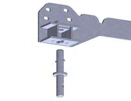 INSTALLATION PART 2: DRILLING THE BED & BRACKET INSTALLATION 1. Remove the mounting brackets. Using a 2 hole saw centered over the 1/16 pilot hole, cut the bed for the mounting posts. 2. De-bur inside the holes and use a paint stick to touch up the edges.