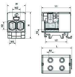 5-16 mm 2 1,5-50 mm2 2 x 1,5-50 mm2 SPENNING 690 690 690 STRØM 82 A 160 A 320 A TILTREKKNINGSMOMENT 1.5 Nm (1.